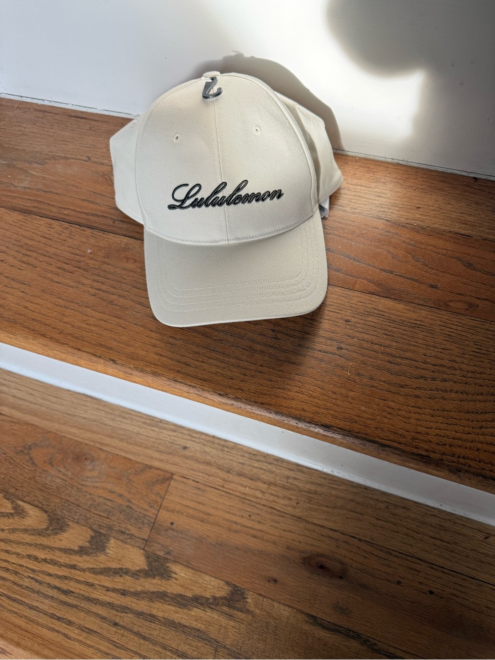 lululemon athletica Cream Structured Ball Cap with Tag